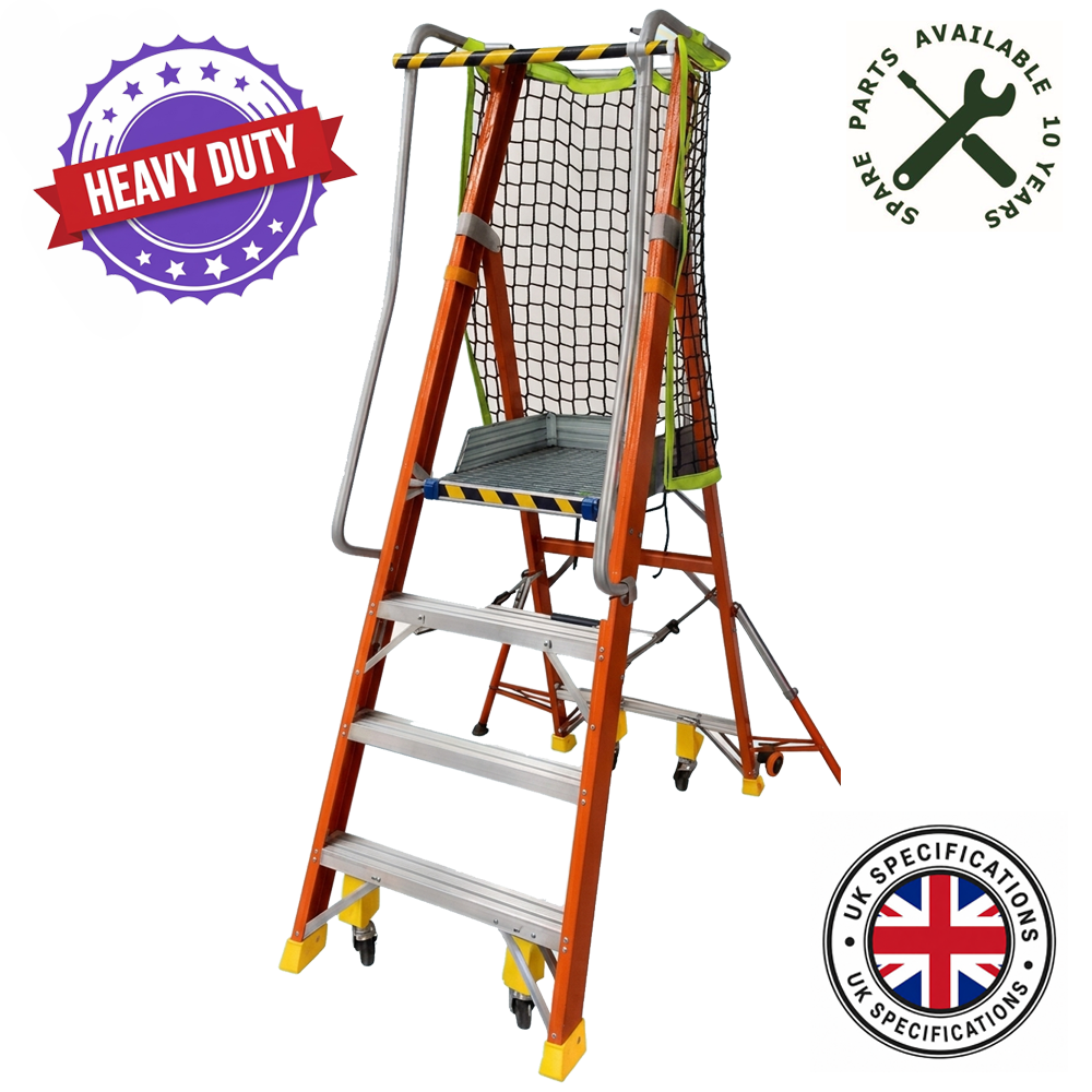 fiberglass platform ladder with casters fiberglass platform ladder with casters