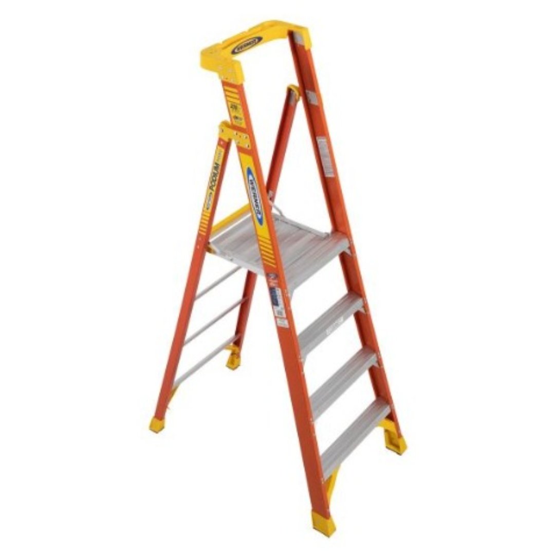 werner-ladder-4-feet Werner 4-ft Fiberglass 300-lb Type IA Platform Ladder - Image 1