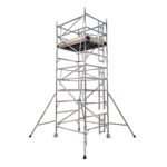 aluminum single width scaffolding towers