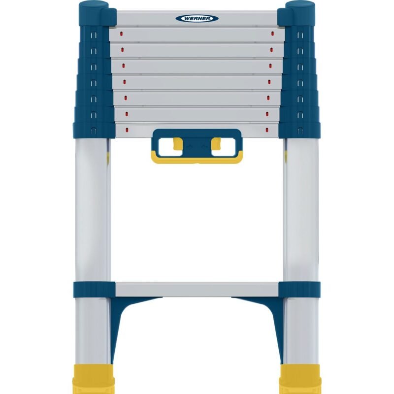 werner telescopic soft close extension ladder 2.6m