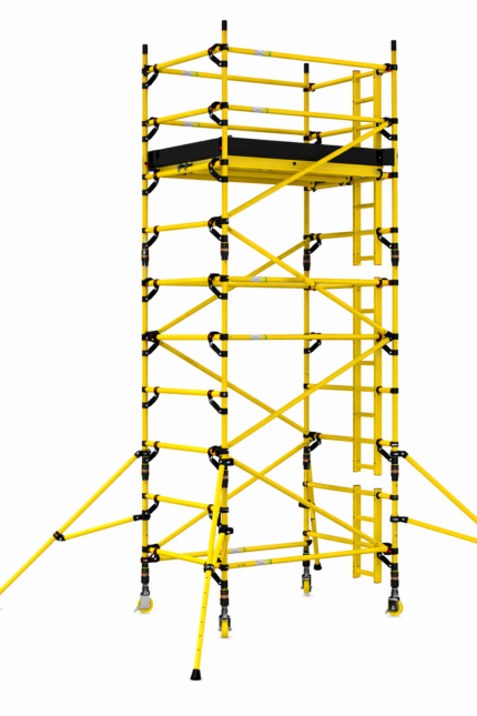 boss zone 1 fiberglass scaffolding tower