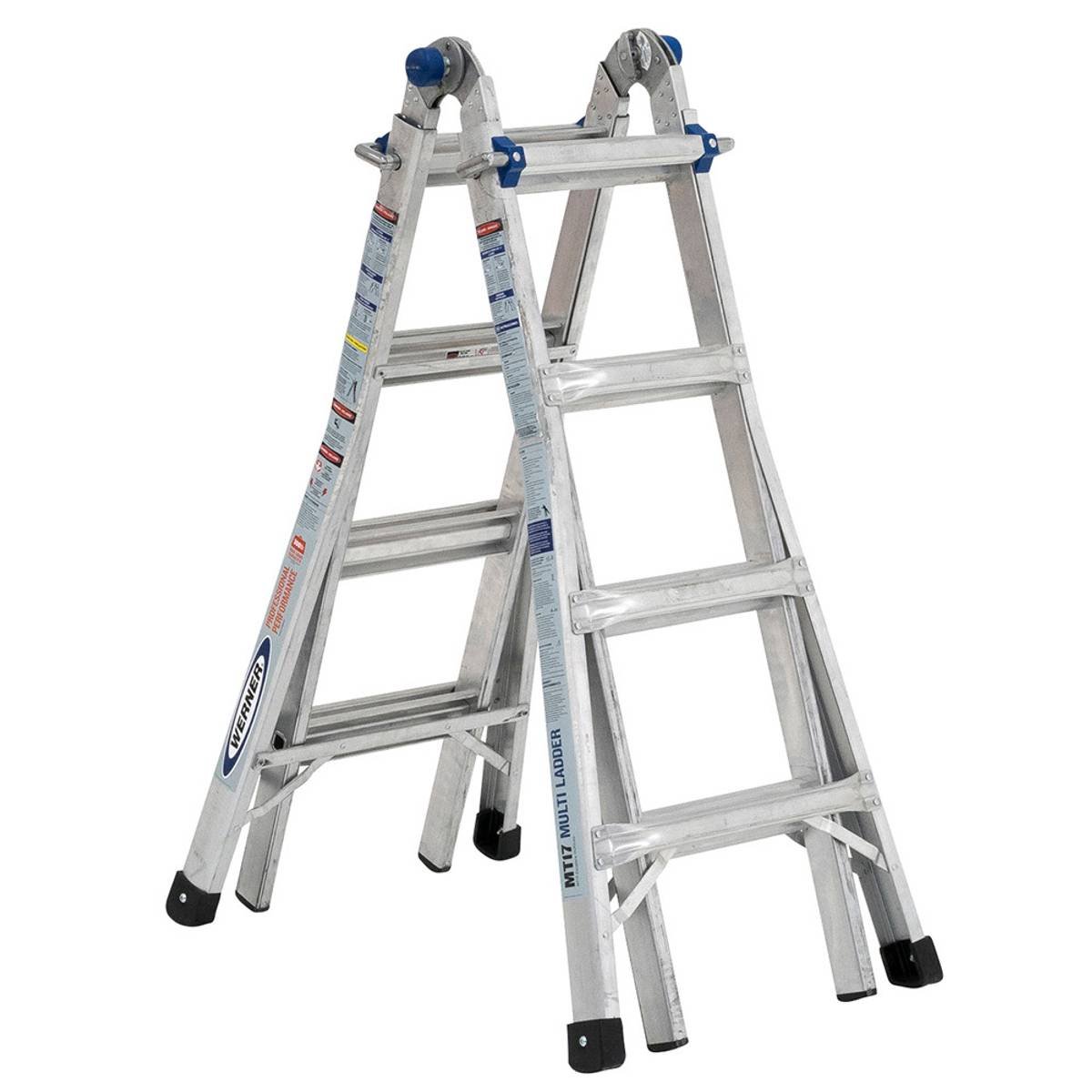 17ft Type IA MT-17 18ft Reach Height Multi-Position Ladder, 300lb load capacity 17ft Type IA MT-17 - Image 1