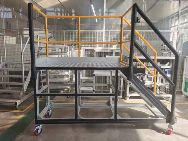 train slide door access ladder