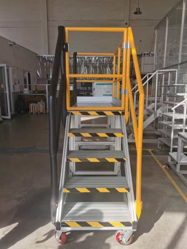 train slide door access ladder