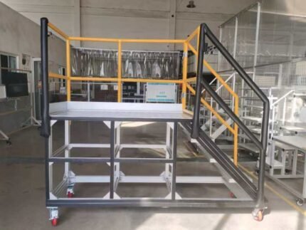 train slide door access ladder