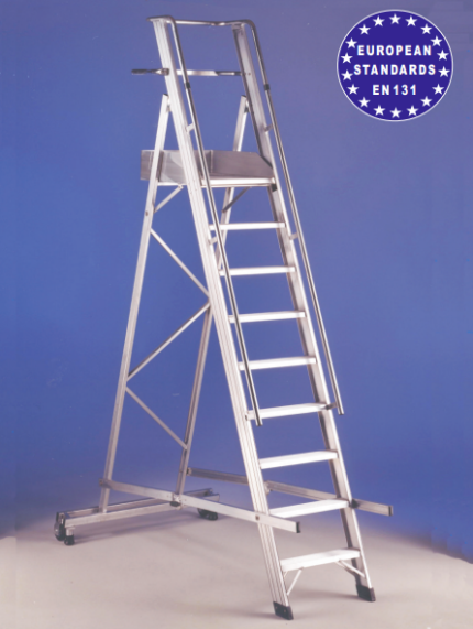 castellana heavy duty warehouse ladder