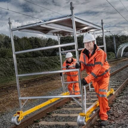 scaffolding tower rail trolley
