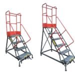 Industrial Steel Rolling Ladder