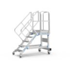 mobile access steps with platform