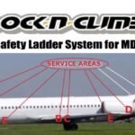 locknclimb safety ladder system for md 88/90/b717