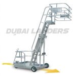 truck and tanker mobile loading platform portable, stable access for elevated truck and railcar operations