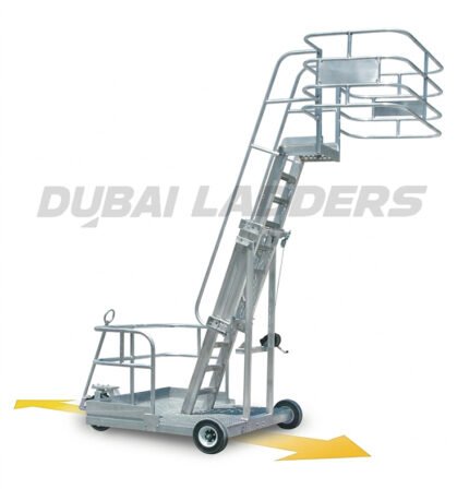 truck and tanker mobile loading platform portable, stable access for elevated truck and railcar operations