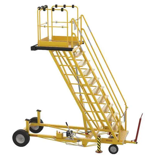 aircraft maintenance platform and towable hydraulic maintenance and access stand aircraft maintenance platform and towable hydraulic maintenance and access stand